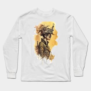 Steampunk Woman - V1.02 Long Sleeve T-Shirt